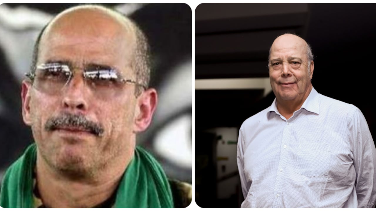 Simón Trinidad y Daniel García Peña