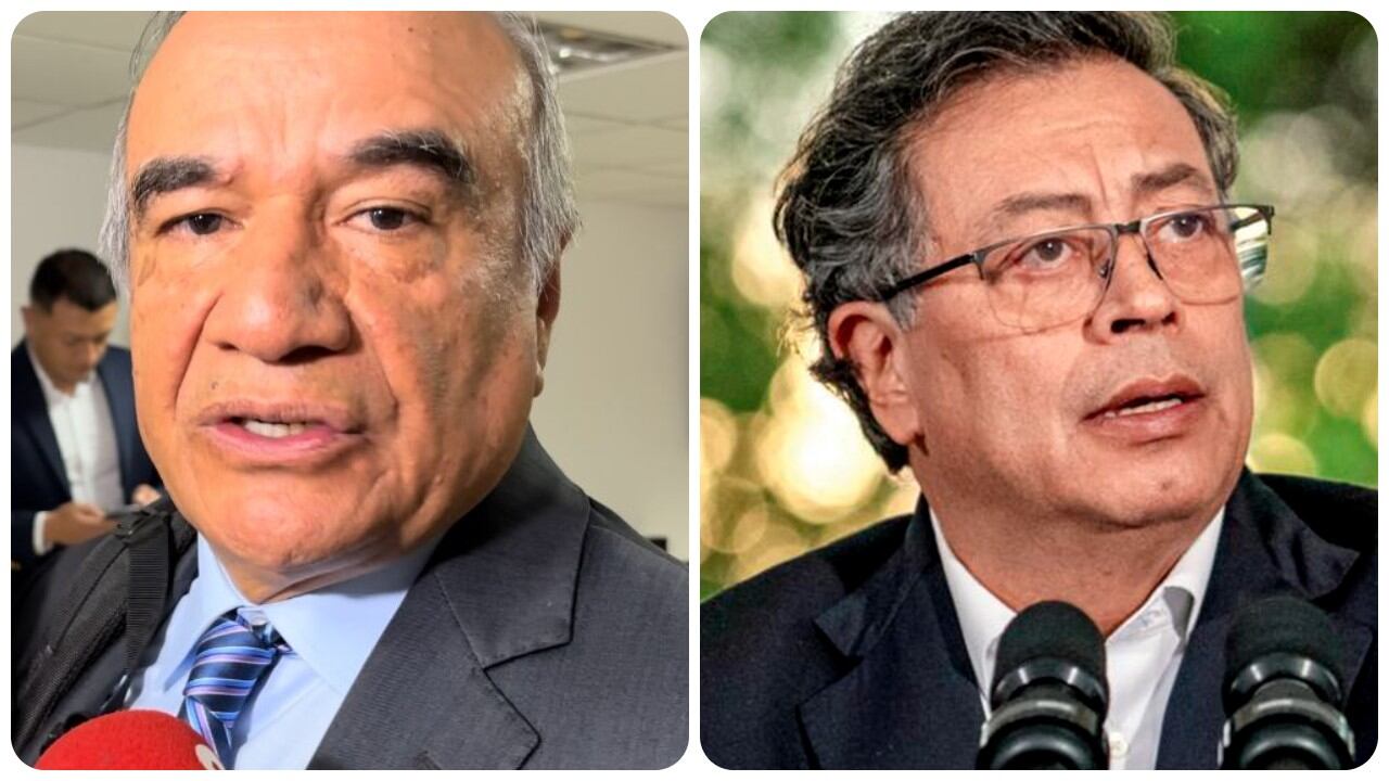 Héctor Carvajal y Gustavo Petro.
