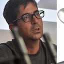 A la izquierda el fiscal Marcelo Pecci, asesinado en Cartagena y a la derecha el retrato del presunto asesino del fiscal.