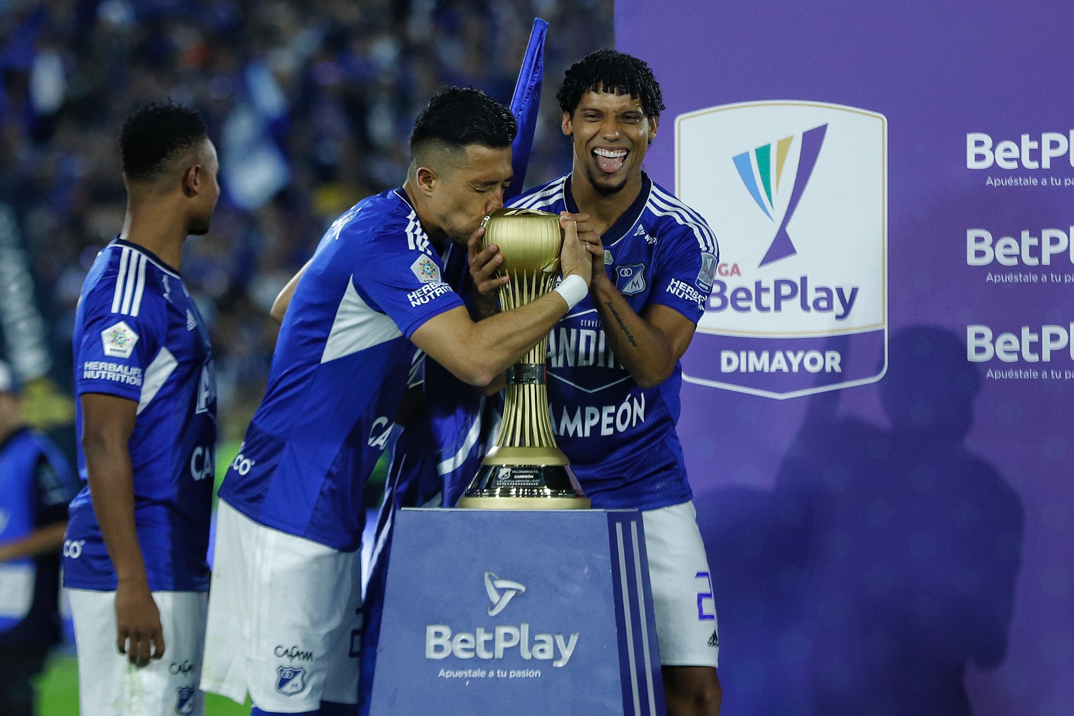 Bogotá. Junio 24 de 2023. Millonarios Campeón Liga BetPlay I-2023. (Colprensa - Camila Díaz)