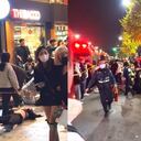 Los videos colgados en redes sociales muestran la magnitud de la emergencia en uno de los sectores más concurridos en Seúl, Corea del Sur.