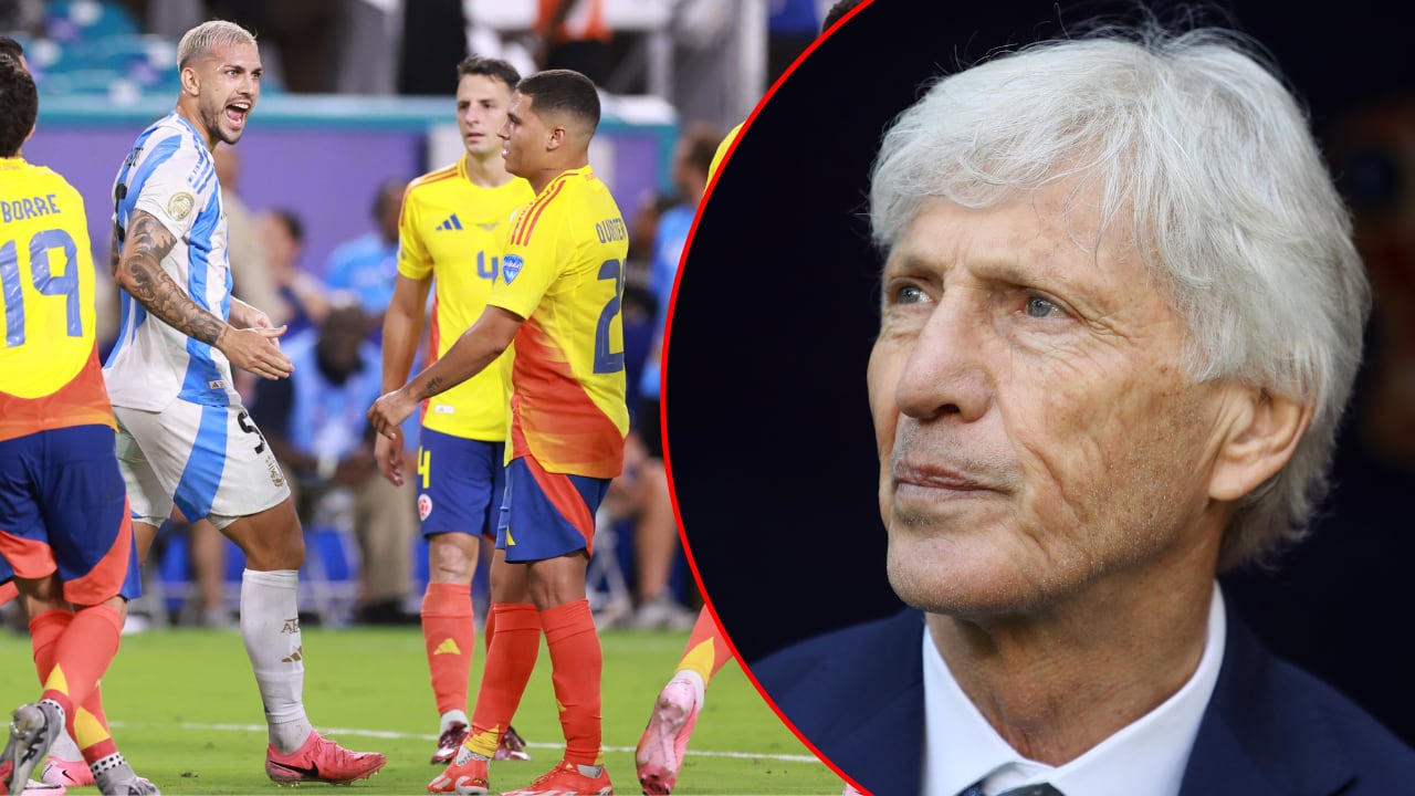 Colombia vs. Argentina en la final de Copa América. José Pékerman habló de un posible cruce en el Mundial 2026.
