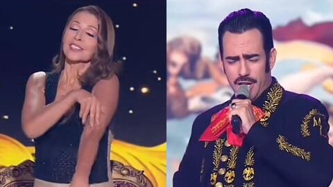 Erizada me tienes”: la reacción de Amparo Grisales tras presentación en 'Yo me llamo' de Vicente Fernández - Semana