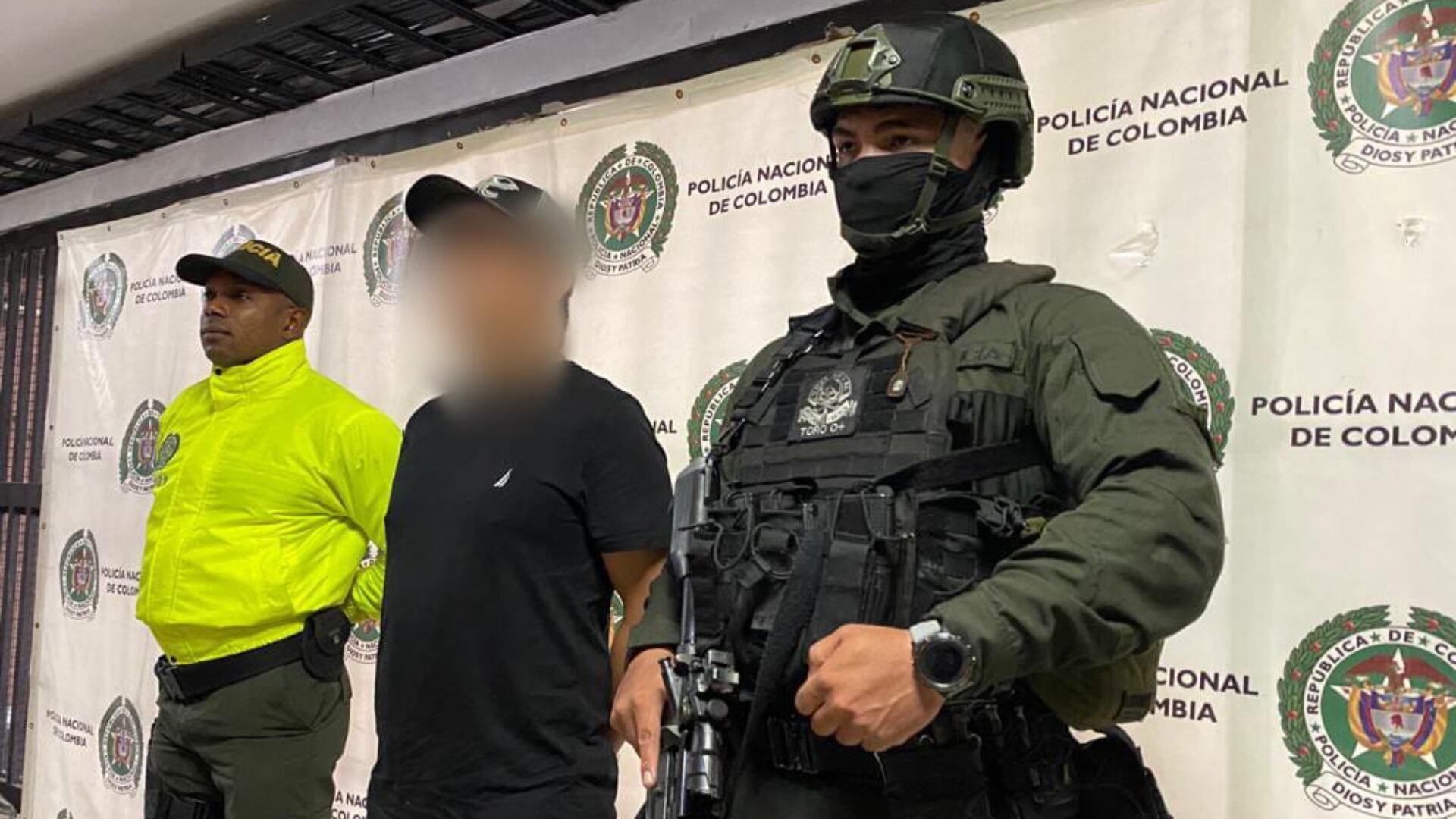 Alias El Diablo, capturado en Antioquia.