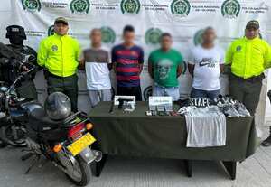 Los sujetos fueron capturados en la misma ciudad y falta uno más