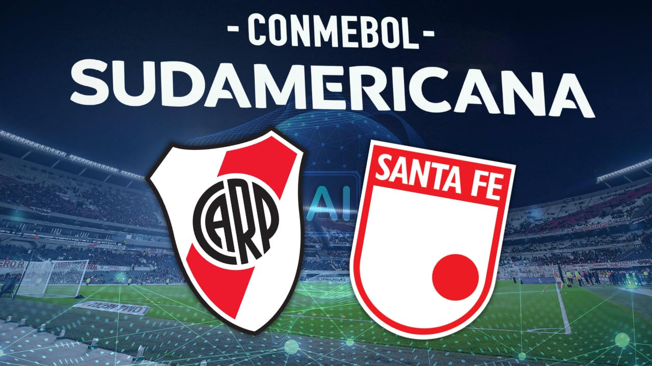 River Plate vs. Independiente Santa Fe por octavos de final de Copa Sudamericana 2026.