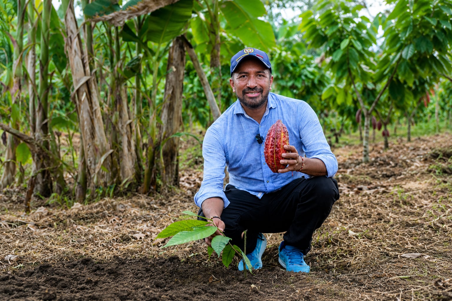 El proyecto busca que los productores de cacao participen en eslabones de mayor valor dentro de la cadena agroindustrial.