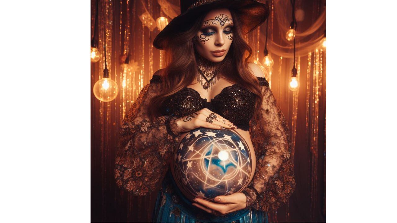 Disfraz de mujer embarazada