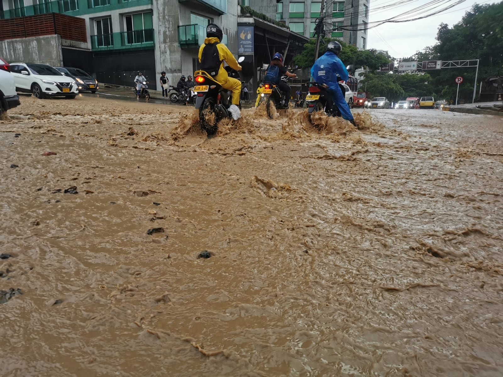 Se repite el fuerte aguacero de hace 8 días en Cali