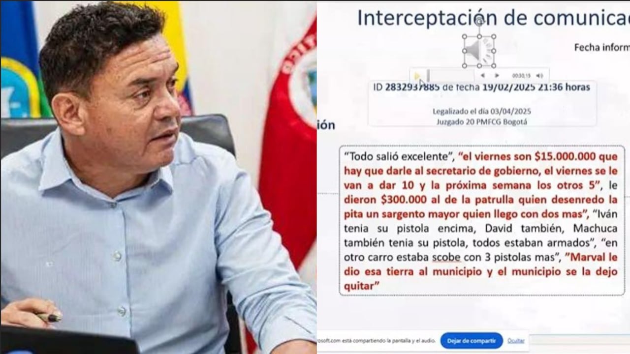 Carlos Valencia, secretario de Gobierno de Soledad y la presentación de la Fiscalía en medio de las audiencias.