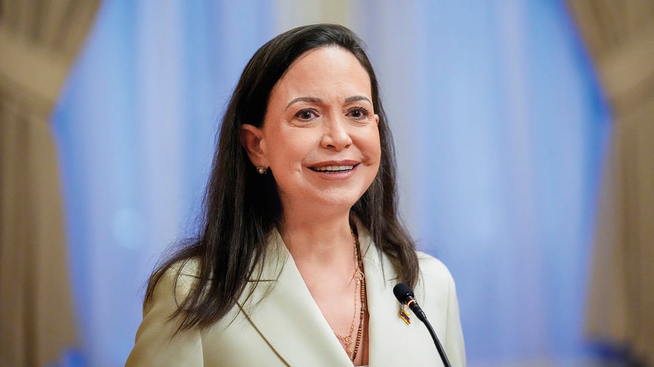 María Corina Machado. AFP