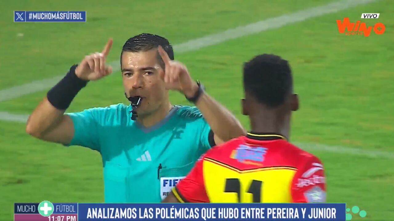 Andrés Rojas, juez del Pereira vs. Junior