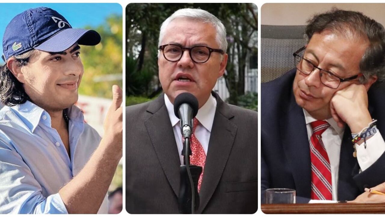 Nicolás Petro, Néstor Osuna y Gustavo Petro.