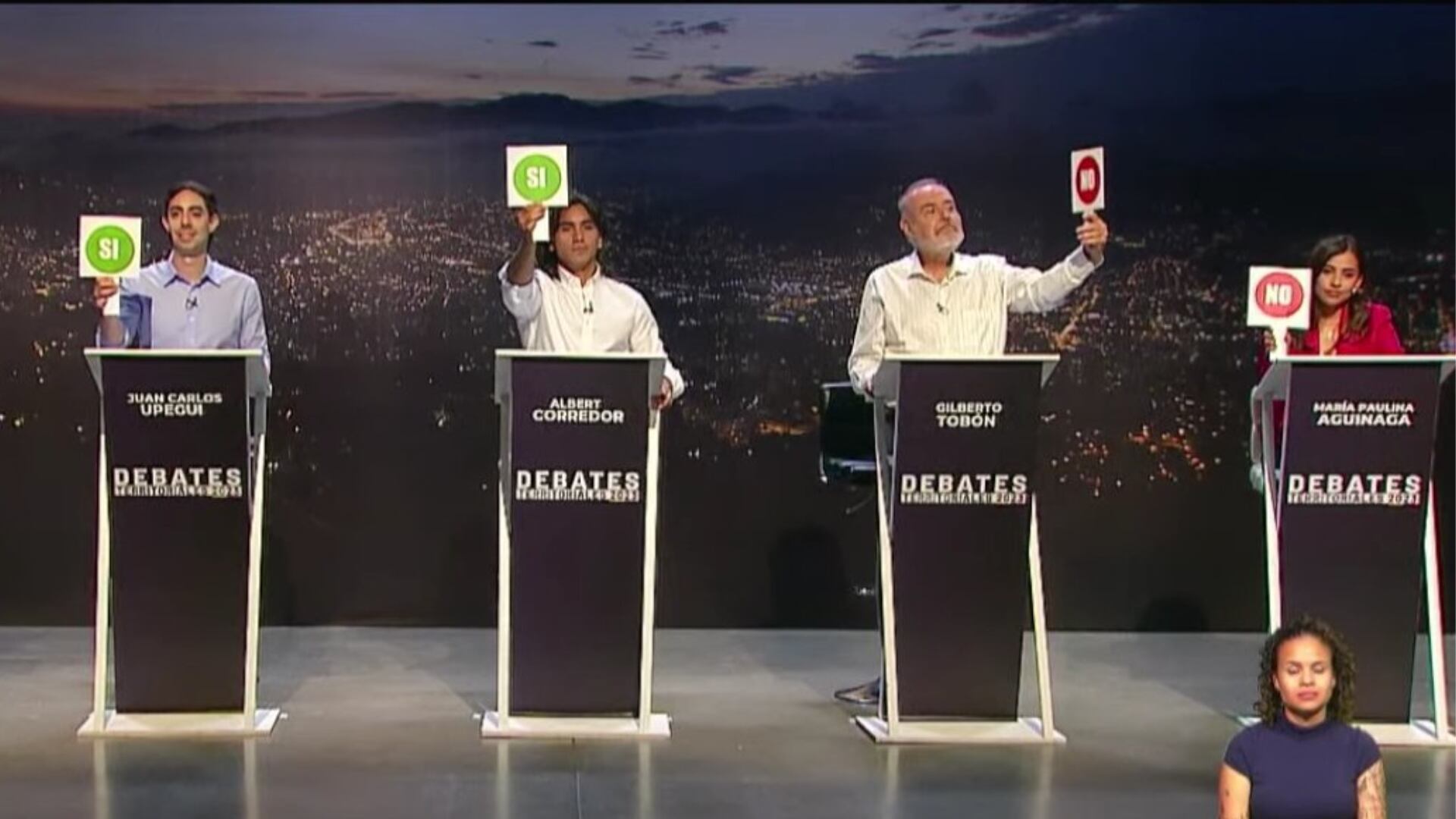 Debate en Telemedellín este 11 de septiembre.