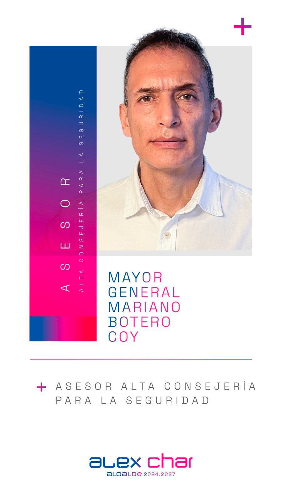 Mayor general Mariano Botero Coy