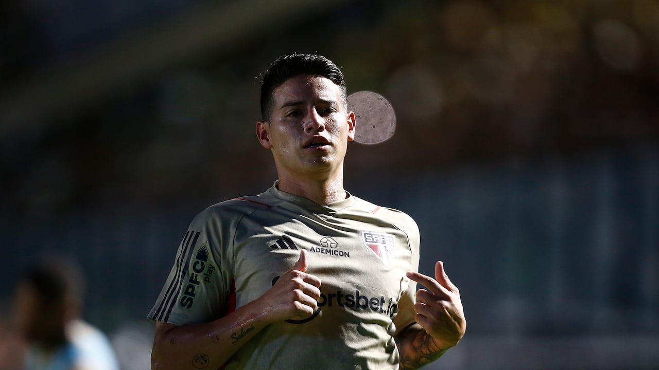 James Rodríguez, jugador de Sao Paulo.