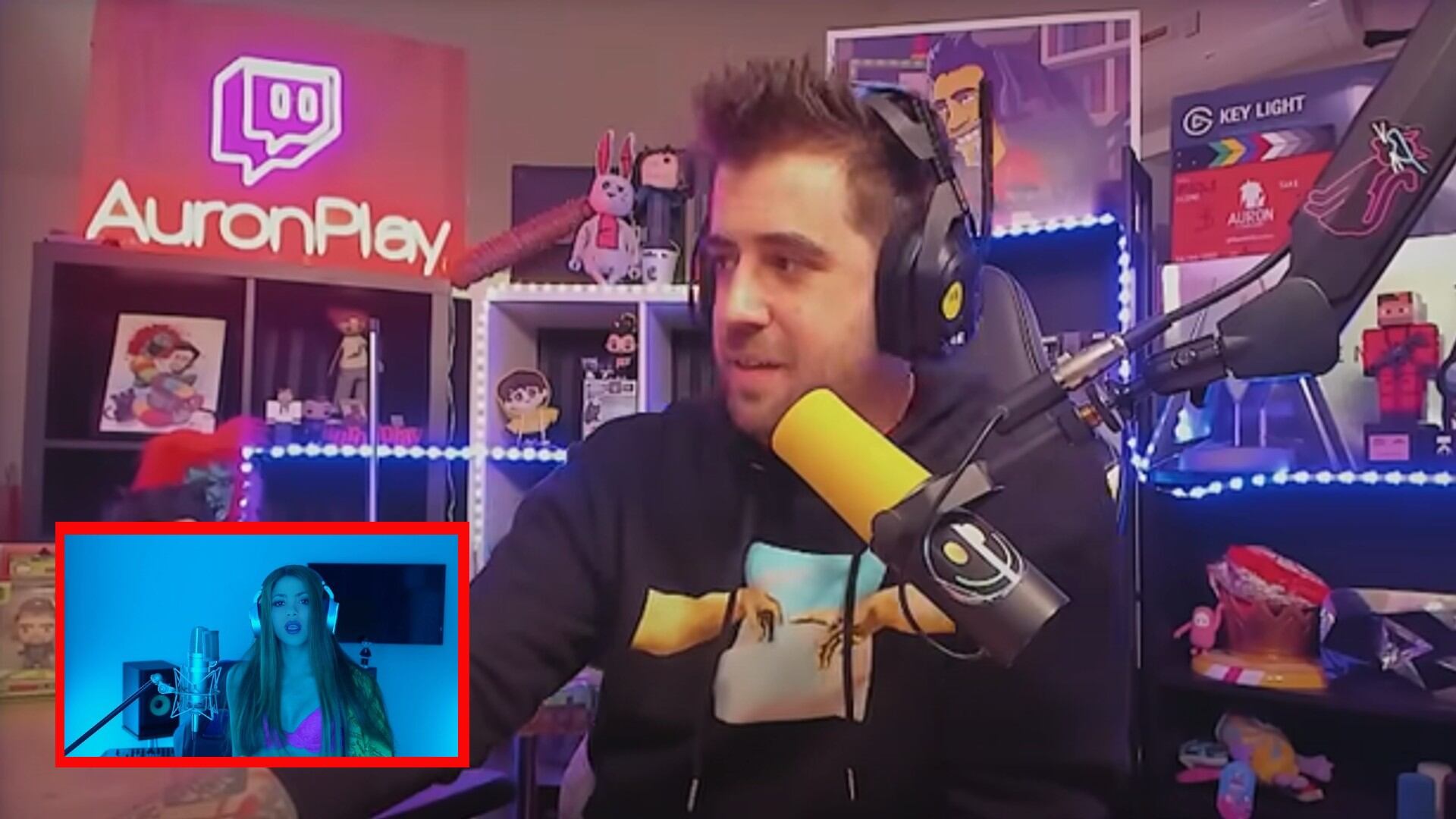 AuronPlay opinó sobre la canción de Shakira.
