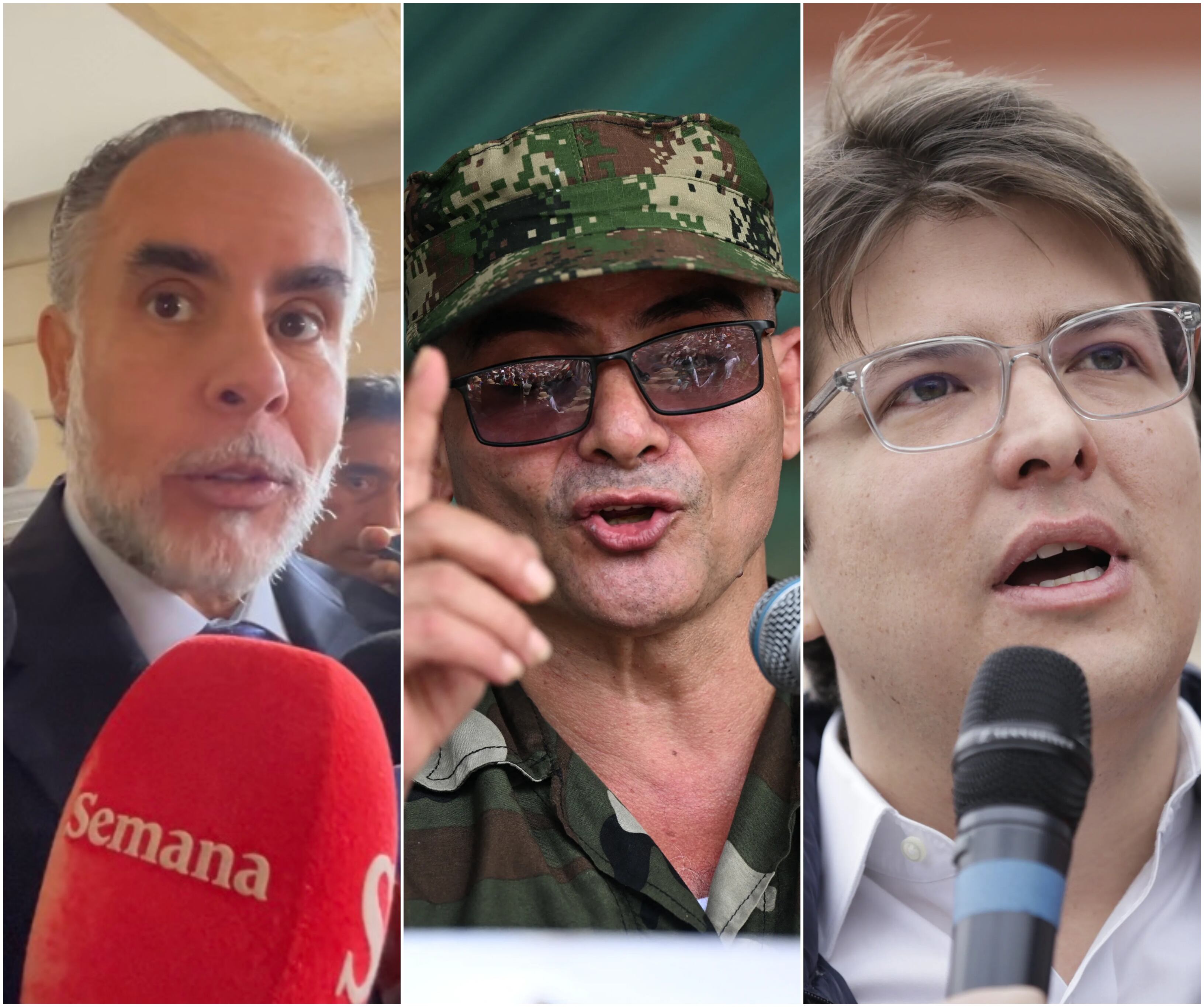 Armando Benedetti, Iván Mordisco, Miguel Uribe Turbay