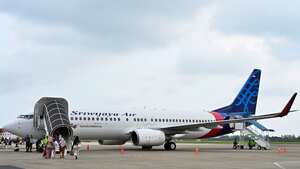 Avión de la aerolínea Sriwijaya Air