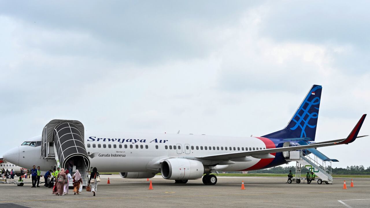 Avión de la aerolínea Sriwijaya Air