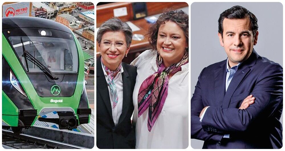 El Metro de Bogotá, Claudia López, Angélica Lozano y Rodrigo Lara.