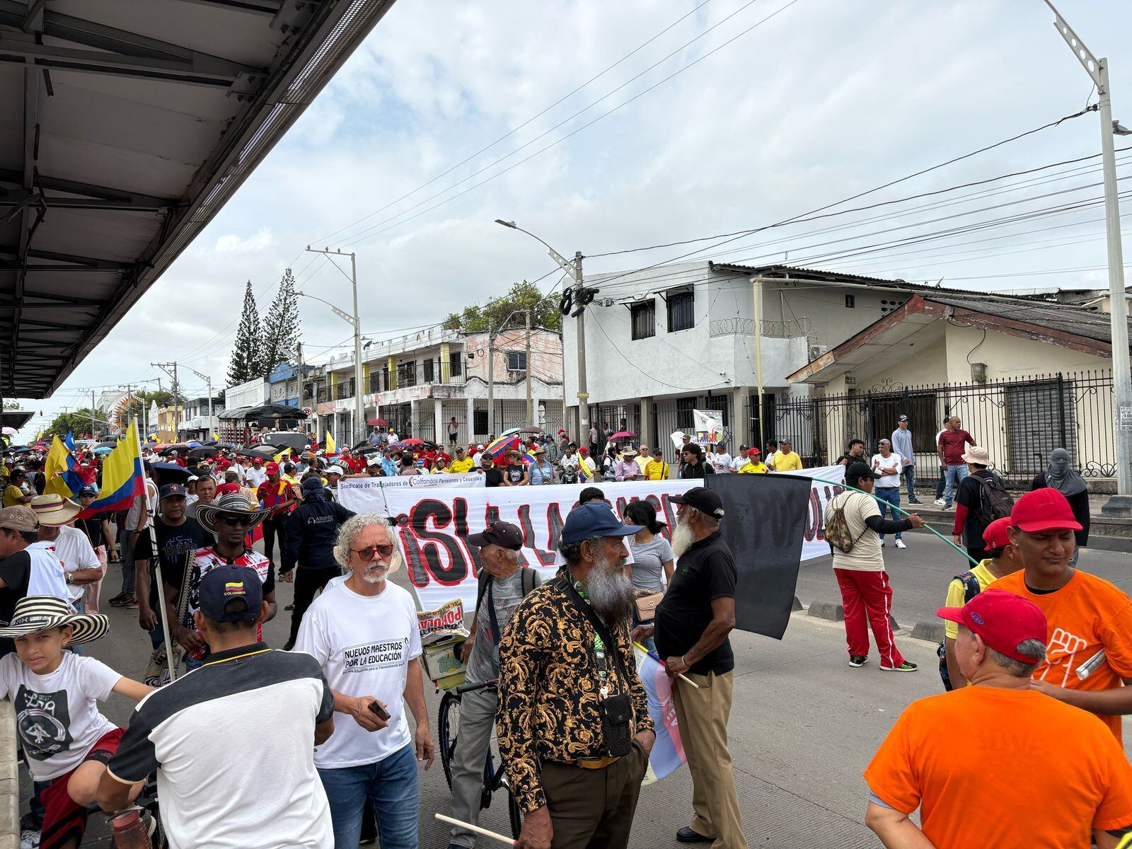 Marchas primero de mayo en la ciudad de Barranquilla