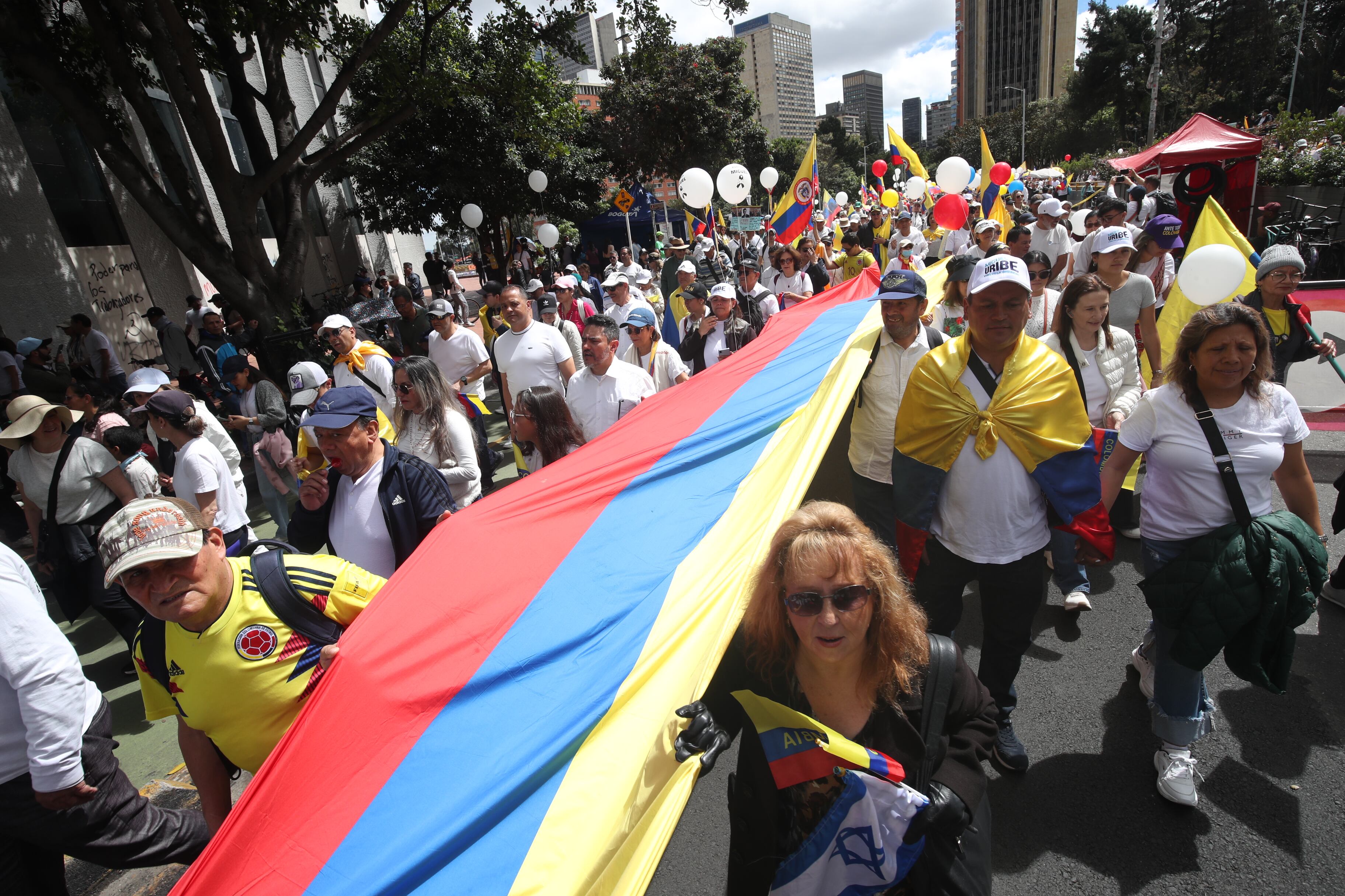 Marcha del silencio en Bogotá