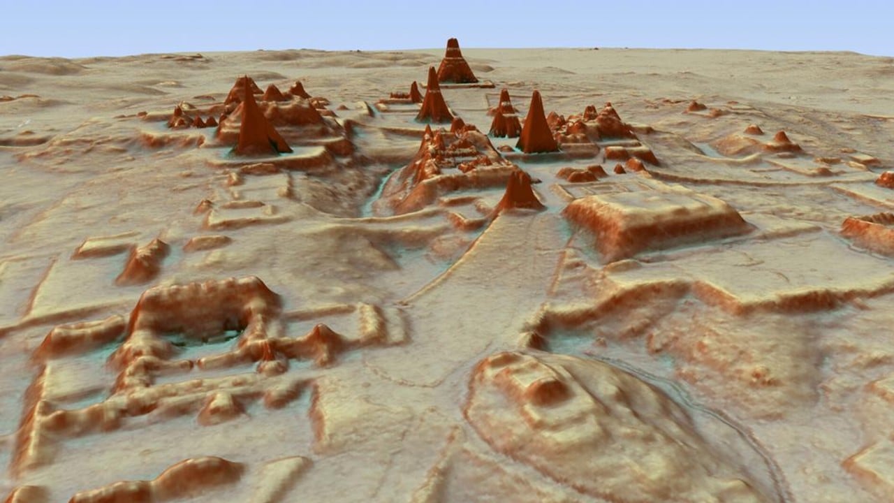 La tecnología LiDAR elimina digitalmente la vegetación, revelando la magnitud real de los asentamientos mayas en Guatemala.