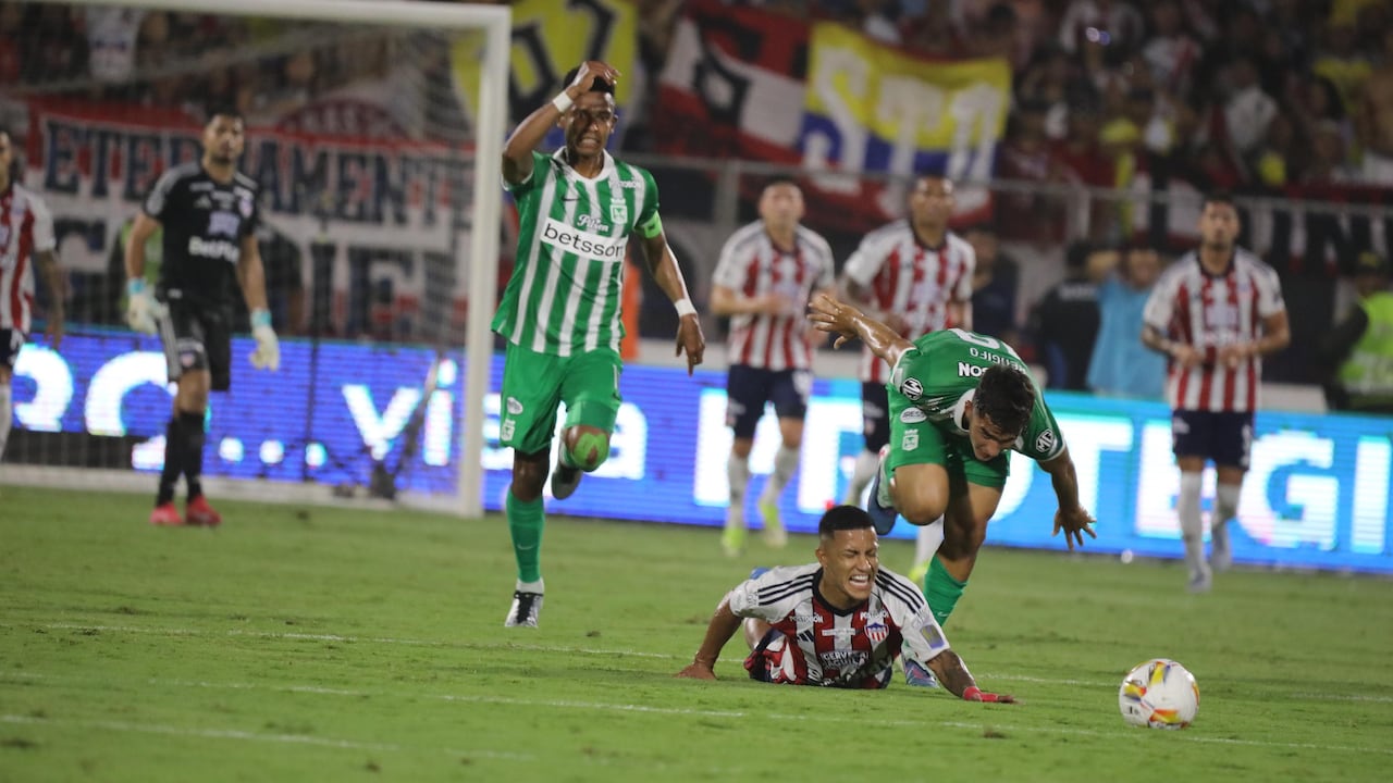 Junior vs. Atlético Nacional en la final de la Liga BetPlay.