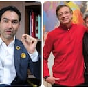 El representante Mauricio Toro, Gustavo Petro y Claudia López.