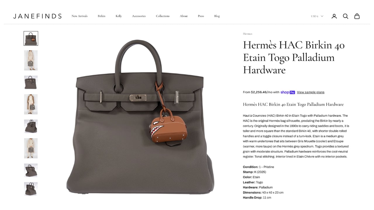 Birkin HAC tamaño 40