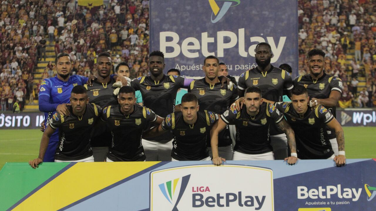 Imagen del partido entre Deportes Tolima y Águilas Doradas por la quinta fecha de los cuadrangulares semifinales de la Liga colombiana 2023.