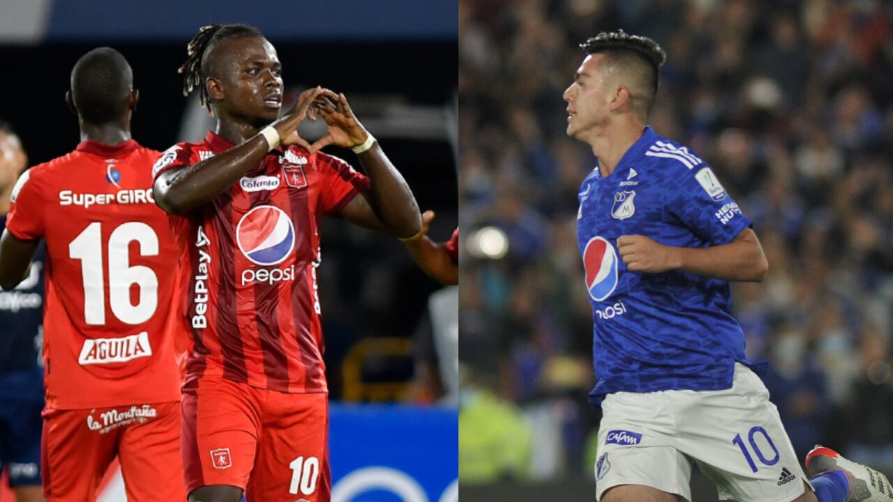 América vs. Millonarios, Liga BetPlay. Foto: Dimayor