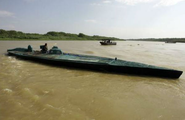 Antioquia, Chocó, Cauca y Valle del Cauca son los departamentos donde más se ha encontrado ‘narcosubmarinos’. Éste fue confiscado en Turbo, municipio antioqueño. 