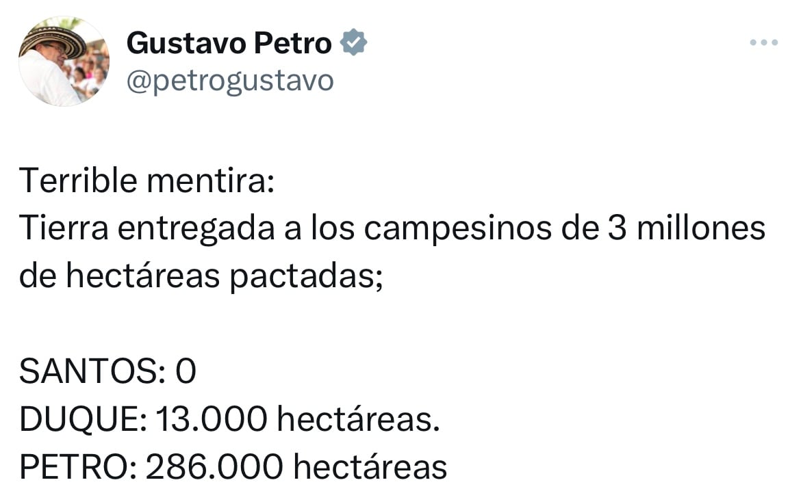 Mensaje presidente Gustavo Petro