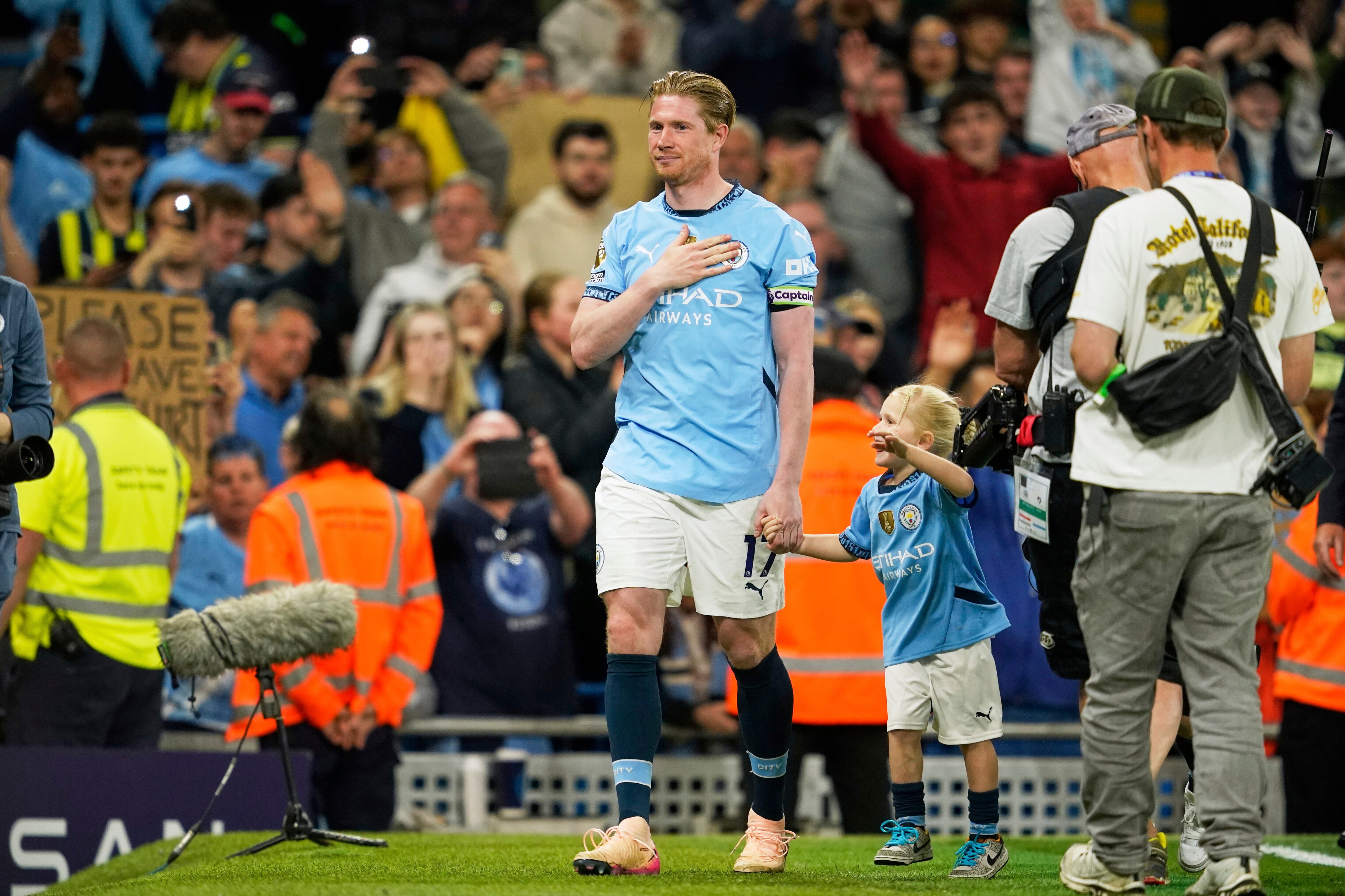 Kevin De Bruyne se despide de Manchester.
