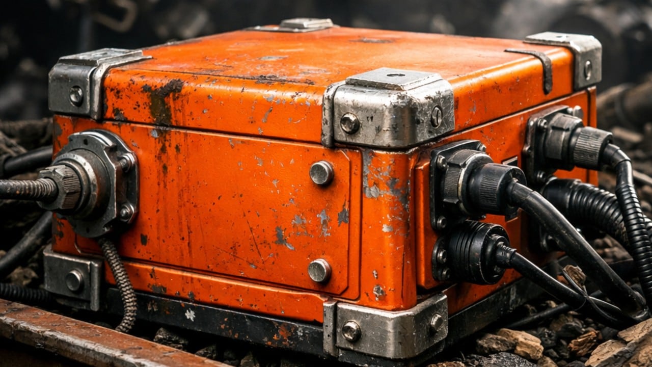 Imagen ilustrativa de la caja negra utilizada en trenes modernos.