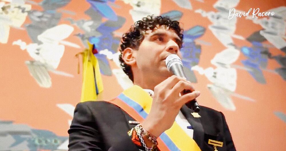  David Racero, de 36 años, se posesionó como presidente de la Cámara de Representantes el pasado 20 de julio, fecha en la que se instaló el nuevo Congreso. 