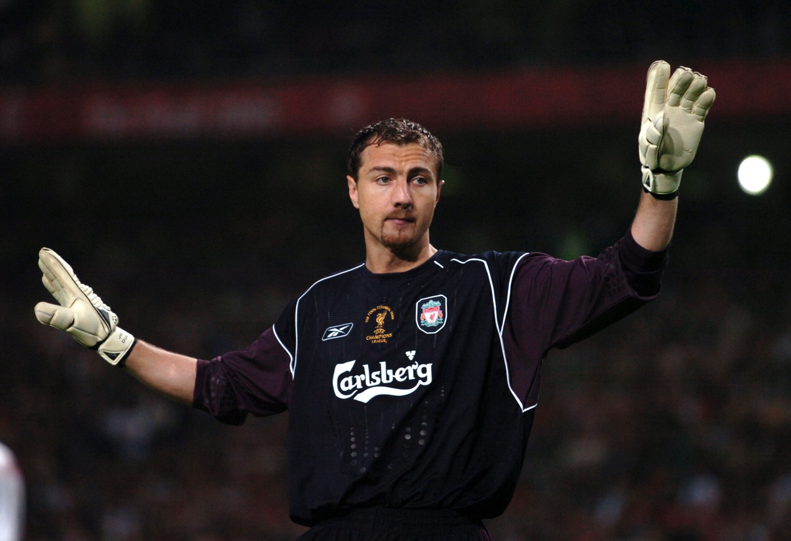 Dudek fue protagonista en la final de Champiosn League que el Liverpool le ganó al Milan en 2005 en Estambul.