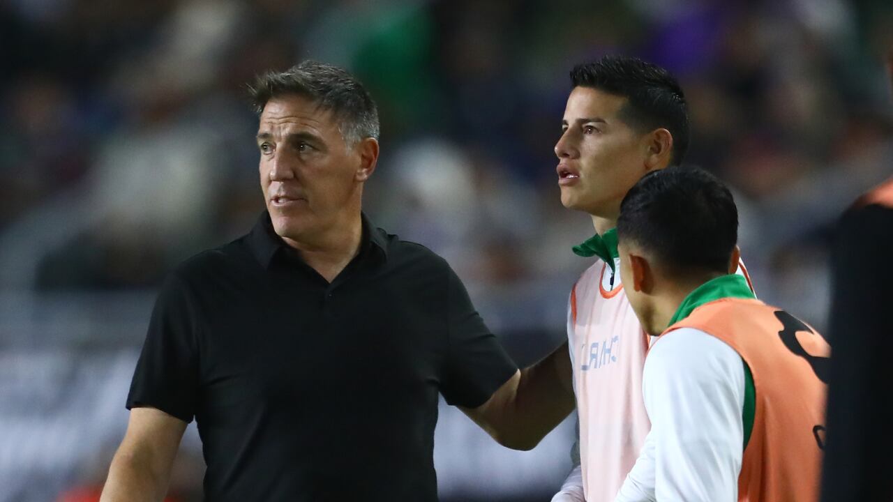 Eduardo Berizzo y James Rodríguez en Club León.