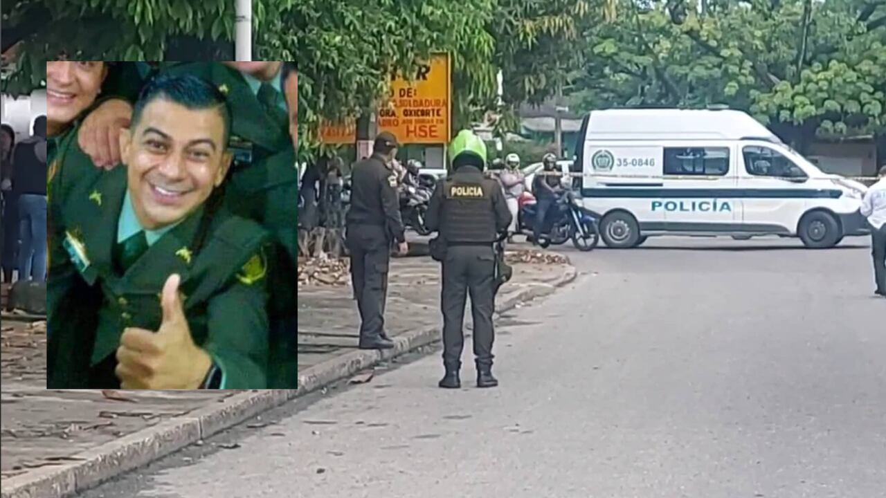 El uniformado se encontraba de civil cuando fue atacado a bala.