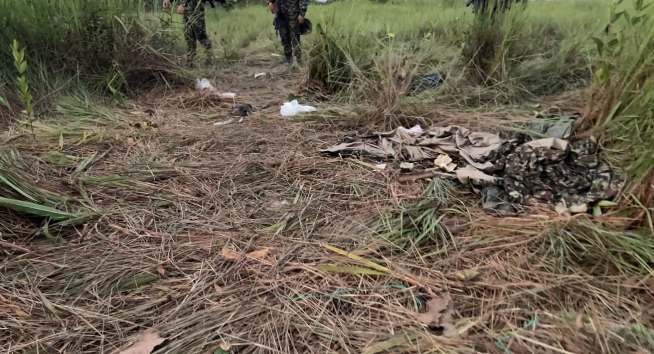 Este es el sitio donde fueron encontrados asesinados tres de los siete militares en emboscada de las disidencias de las Farc, en el Guaviare.