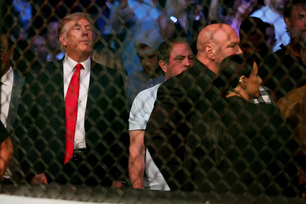 Donald Trump en Poirier v McGregor 3
