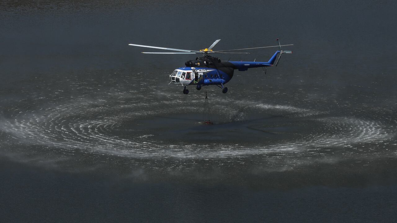 Sobrevuelo en Cundinamarca, sobre las zonas devastadas por los incendios