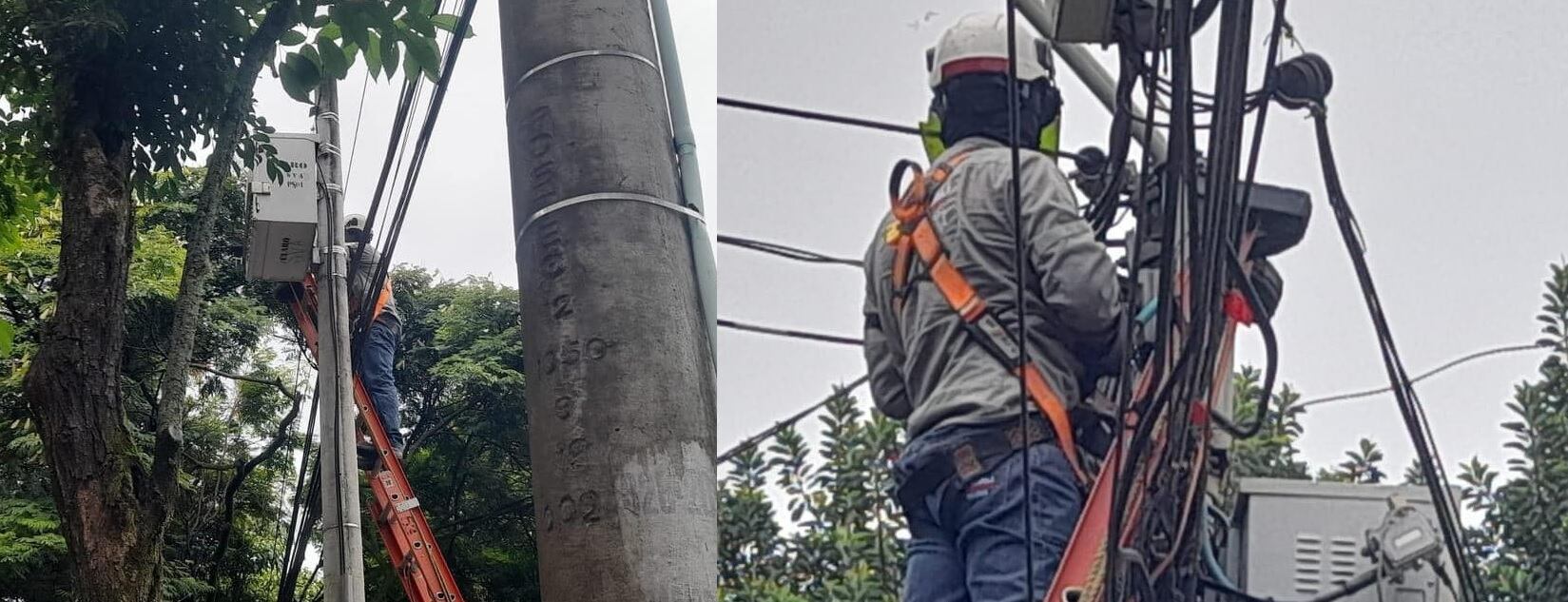 Emcali suspendió el servicio a las fuentes de poder de Claro. Foto: Facebook Canal Afrotic
