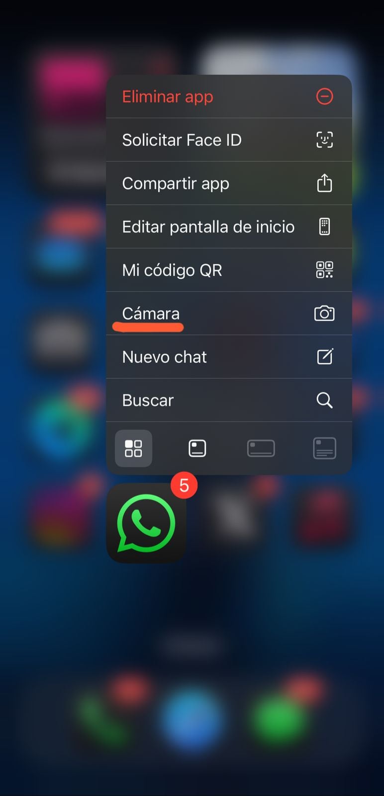 La cámara oculta de WhatsApp facilita la creación rápida de estados con fotos o videos.