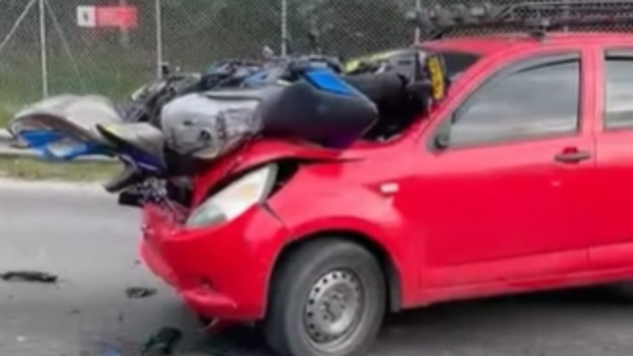 Se presentó grave accidente cerca de Catam.