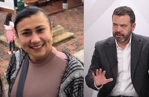Yulixa Toloza y Carlos Fernando Galán
