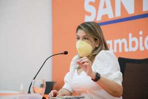 Virna Johnson, alcaldesa de Santa Marta.