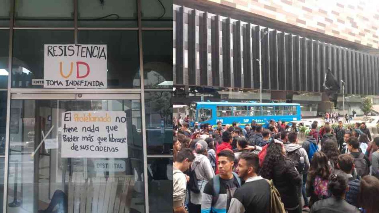 La toma de la sede inició al mediodía del martes pasado.